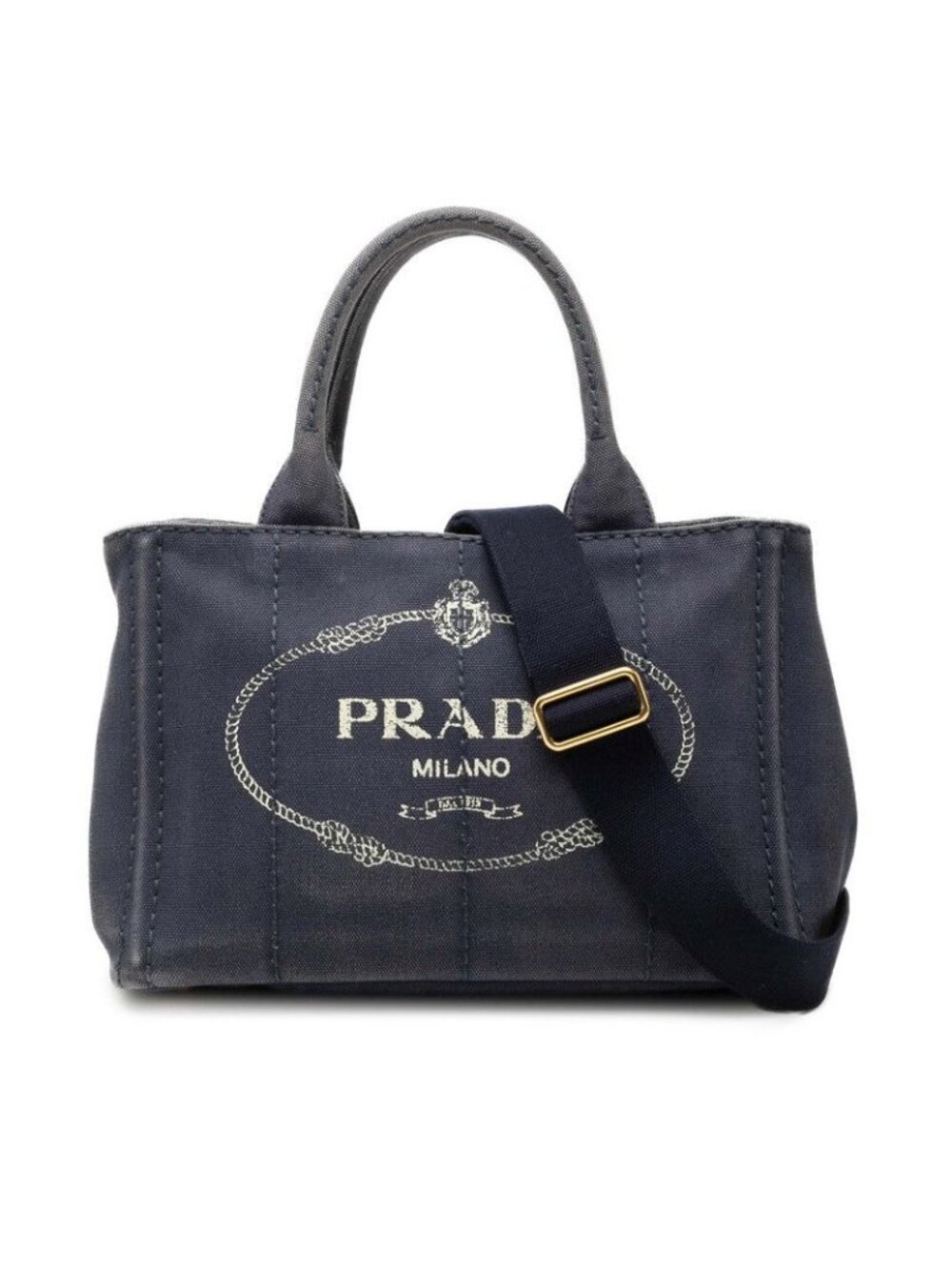 Prada Canapa Mini Shoulder Bag Pink Canvas